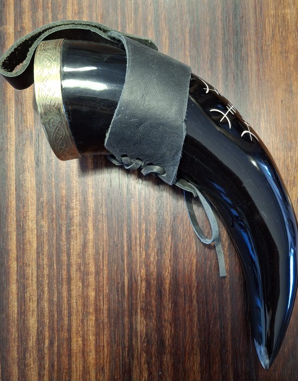 Viking Drinking Horn - With Belt attachment - Image 4